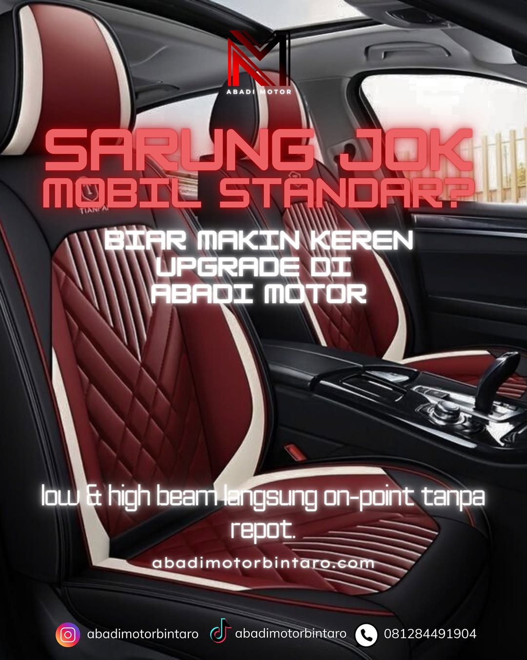 Keuntungan pasang Jok Mobil