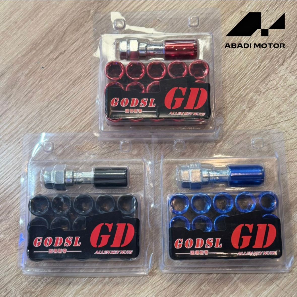 (16 Pcs) Mur Baut Racing Velg Roda Ban Mobil Lug Nut Lugnu