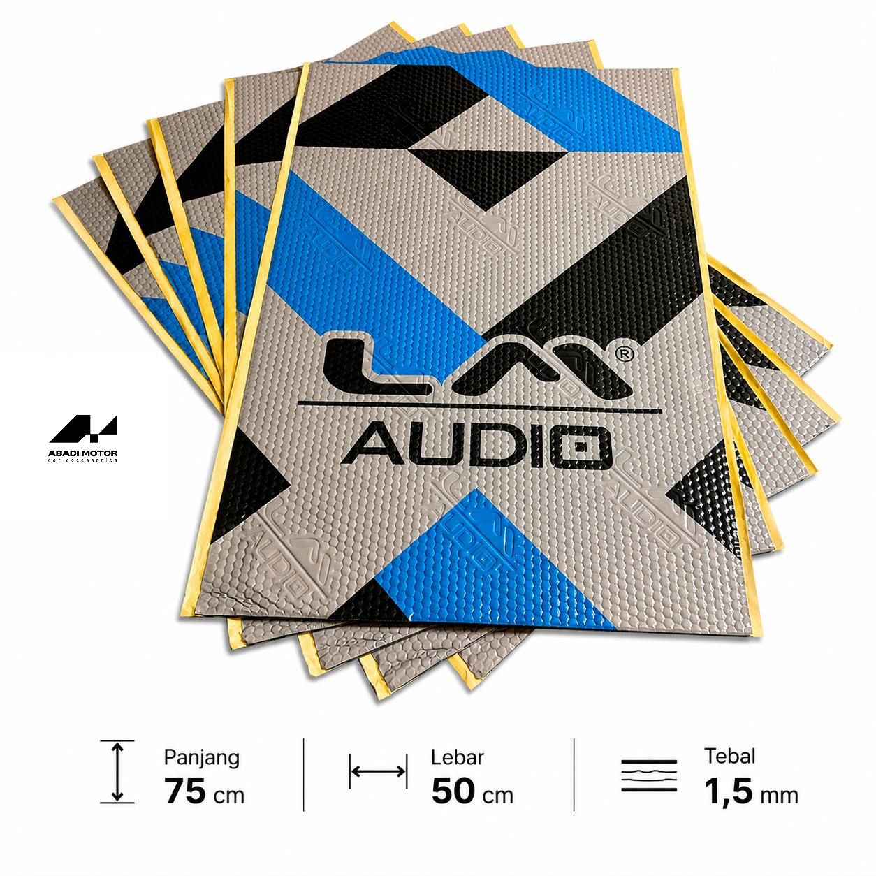 Peredam aluminium lm audio 1.5mm peredam panas/suara/getar lm audio 1.5mm-harga per lembar