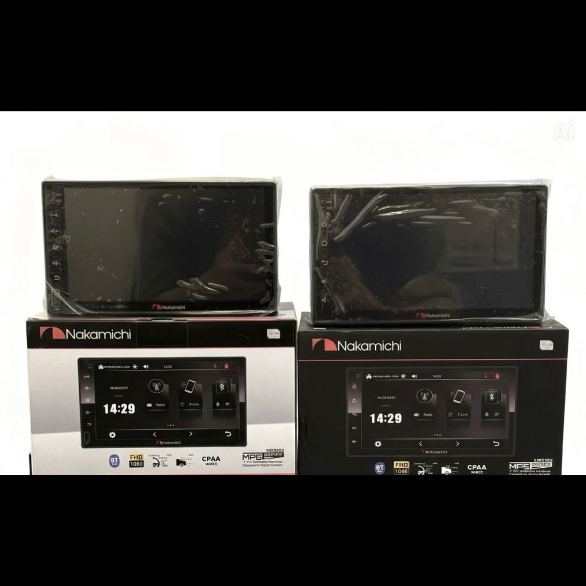 DECKLESS NAKAMICHI NA3101i – Head Unit Android Auto & Apple CarPlay Mirrorlink, Bluetooth, USB, Radio AM/FM7 Inch
