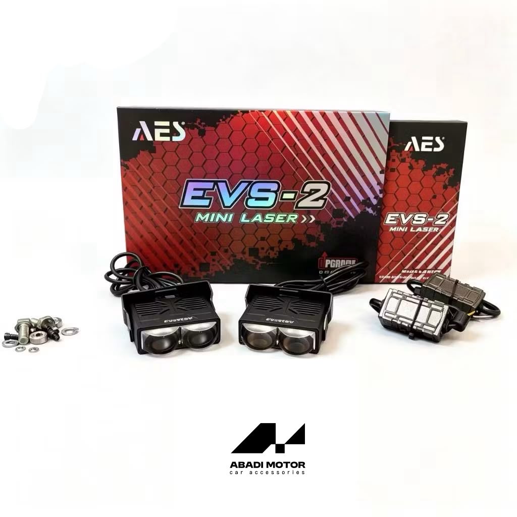 Mini Laser 2 Mata EVS2 - Merk AES (Sepasang)